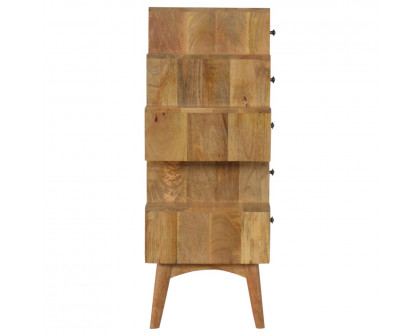 Artisan - Solid Tower Chest Cabinet in Oak-Ish, Wood