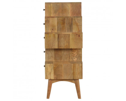 Artisan - Solid Tower Chest Cabinet in Oak-Ish, Wood