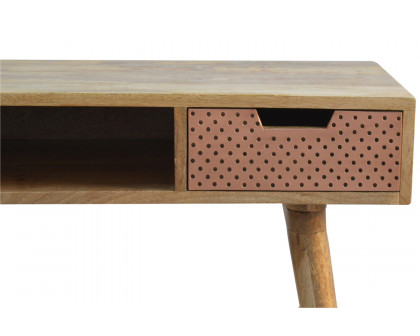 Artisan - Perforated Copper Writing Desk