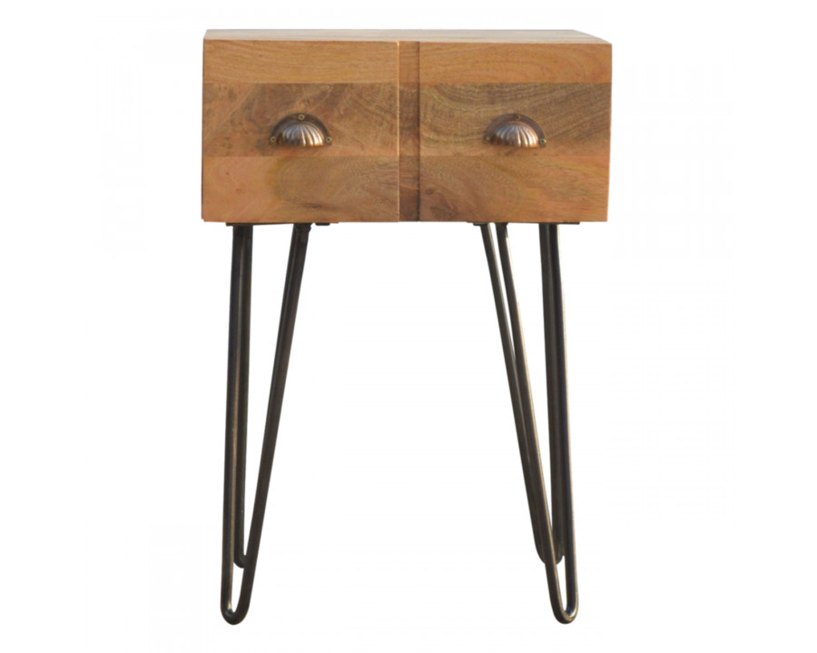 Artisan - Nightstand with Iron Base