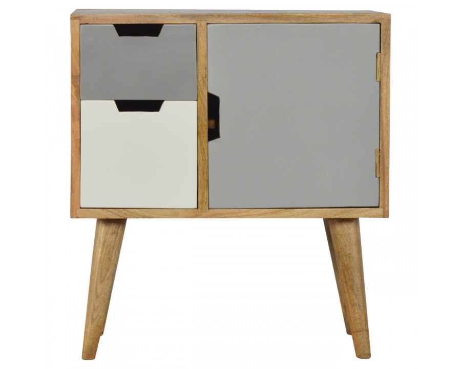 Artisan - Painted Cabinet in Gray/White