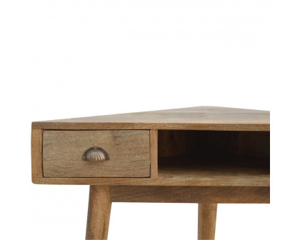 Artisan - Solid Corner Writing Desk in Wood