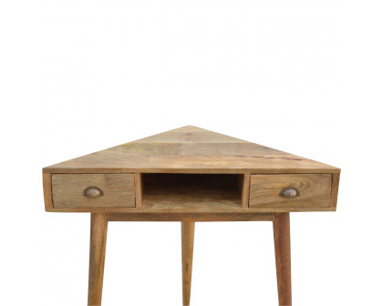 Artisan - Solid Corner Writing Desk in Wood