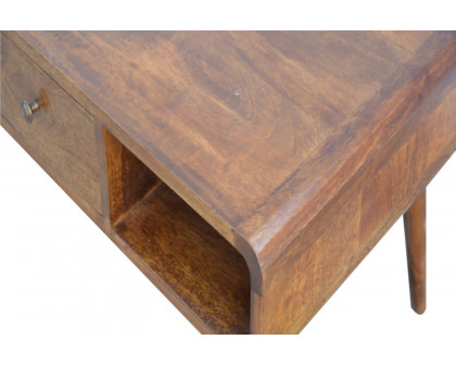 Artisan Curved Coffee Table - Chestnut