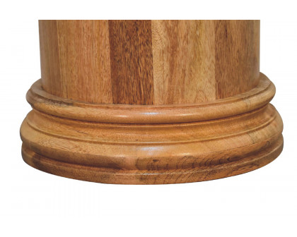 Artisan - Solid Wood Round Umbrella Stand with Knocker