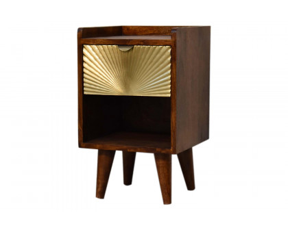 Artisan - Mini Manila Gold 1 Drawer Bedside