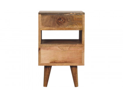 Artisan Mini Classic Multi Bedside - Oak-ish