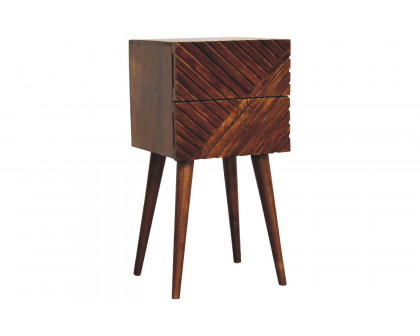 Artisan Lille Mini Bedside - Chestnut