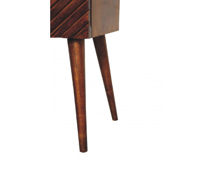 Artisan Lille Mini Bedside - Chestnut