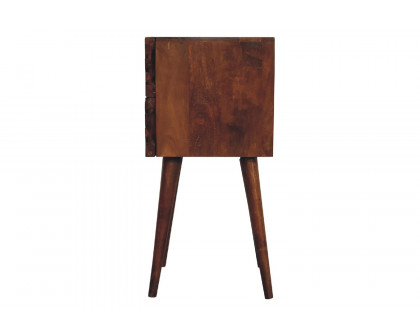 Artisan Lille Mini Bedside - Chestnut