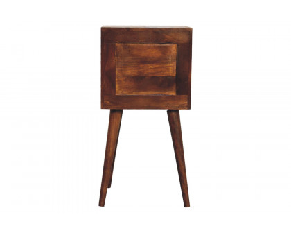 Artisan Lille Mini Bedside - Chestnut