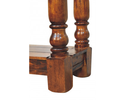 Artisan 4 Drawer Console Table - Chestnut