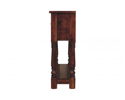 Artisan 4 Drawer Console Table - Chestnut