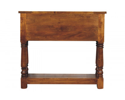 Artisan 4 Drawer Console Table - Chestnut