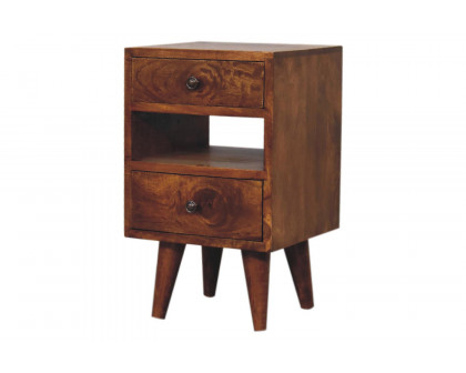 Artisan Mini Classic Multi Bedside - Chestnut