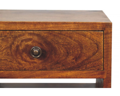 Artisan Mini Classic Multi Bedside - Chestnut