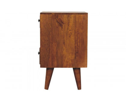 Artisan Mini Classic Multi Bedside - Chestnut