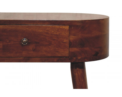 Artisan Mini Albion Console Table - Chestnut