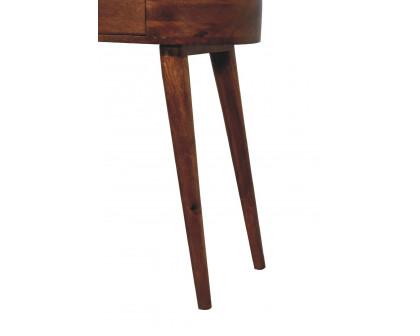 Artisan Mini Albion Console Table - Chestnut