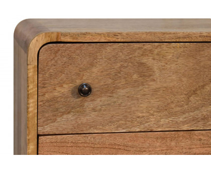 Artisan Curved Mini Chest - Oak-ish