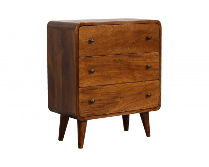 Artisan Curved Mini Chest - Chestnut