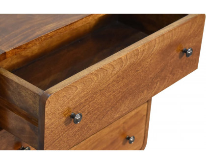 Artisan Curved Mini Chest - Chestnut