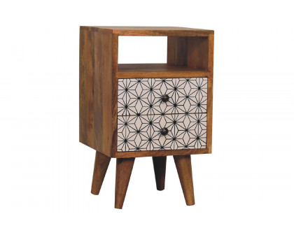 Artisan Prima Bedside with Open Slot - Mini