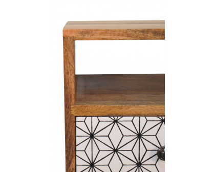 Artisan Prima Bedside with Open Slot - Mini