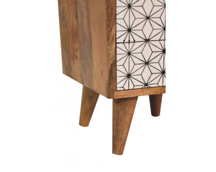 Artisan Prima Bedside with Open Slot - Mini