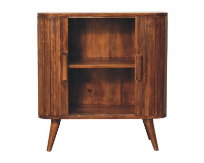 Artisan - Stripe Cabinet in Chestnut