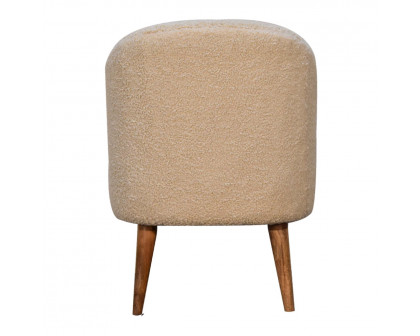 Artisan - Tub Chair in Cream, Boucle