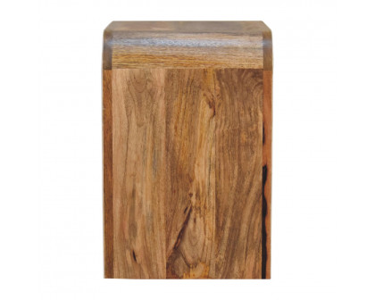 Artisan - Edessa Bone Inlay End Table in Oak-Ish