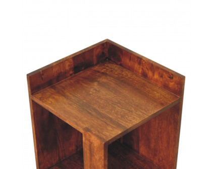 Artisan Box Nightstand - Chestnut