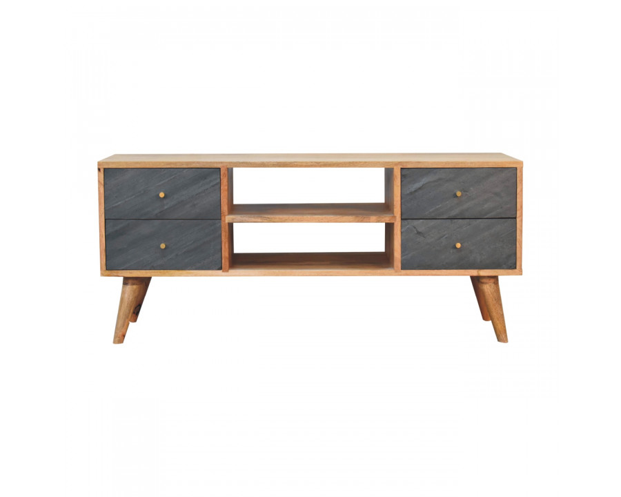 Artisan - Slade Media Unit in Oak-Ish