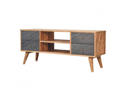 Artisan - Slade Media Unit in Oak-Ish