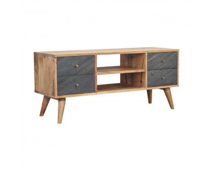 Artisan - Slade Media Unit in Oak-Ish