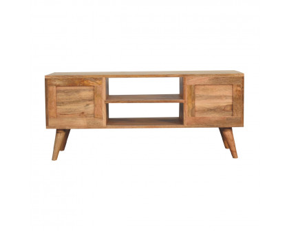 Artisan - Slade Media Unit in Oak-Ish