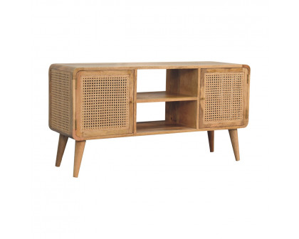 Artisan - Larrisa Media Unit in Oak-Ish, Woven