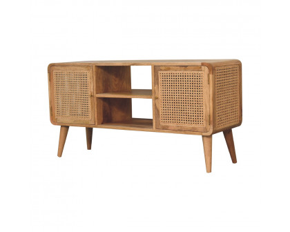 Artisan - Larrisa Media Unit in Oak-Ish, Woven