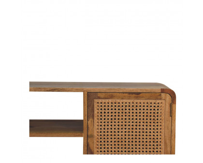 Artisan - Larrisa Media Unit in Oak-Ish, Woven