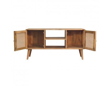 Artisan - Larrisa Media Unit in Oak-Ish, Woven