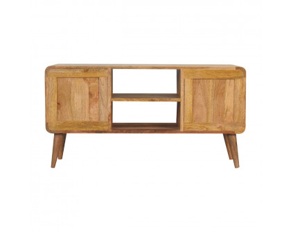 Artisan - Larrisa Media Unit in Oak-Ish, Woven