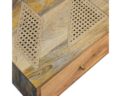 Artisan Aztec Coffee Table - Oak-Ish, Woven