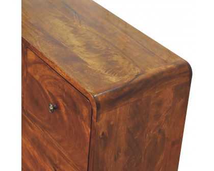 Artisan - 2 Over 3 Curved Chest in Chestnut