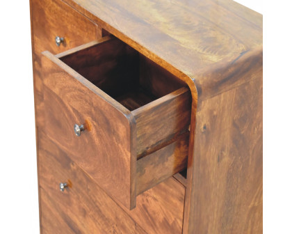 Artisan - 2 Over 3 Curved Chest in Chestnut