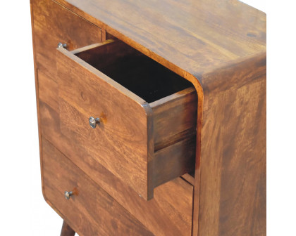 Artisan - 2 Over 2 Curved Chest in Chestnut