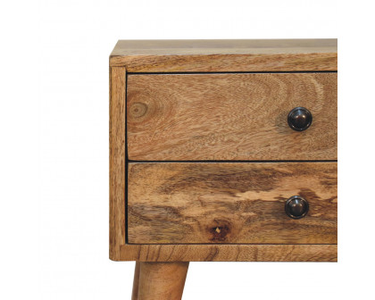 Artisan - Modern Mini Nightstand in Oak-Ish