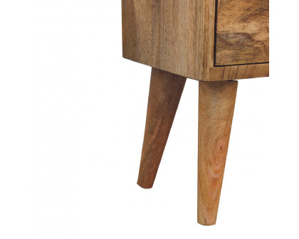 Artisan - Modern Mini Nightstand in Oak-Ish