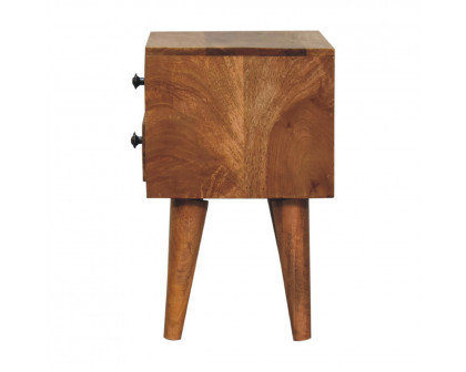 Artisan - Modern Mini Nightstand in Oak-Ish