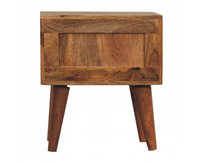 Artisan - Modern Mini Nightstand in Oak-Ish